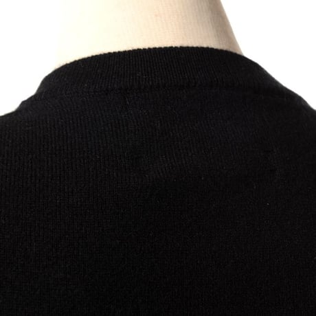 エクストリームカシミヤ extreme cashmere x flyer半袖カーディガン カシミヤ ブラック
