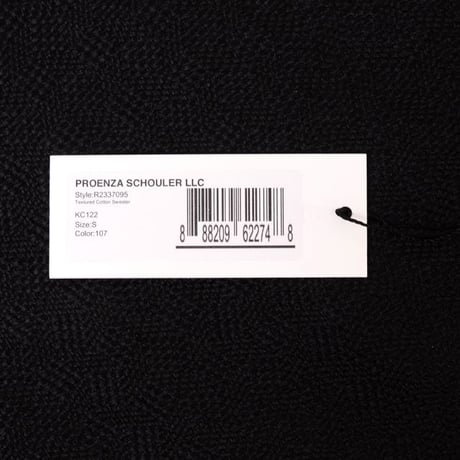 プロエンザスクーラー Proenza Schouler ショート丈セーター コットンリネン アイボリー