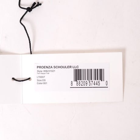 プロエンザスクーラー Proenza Schouler ツイントートバッグ ナッパーレザー ブラック