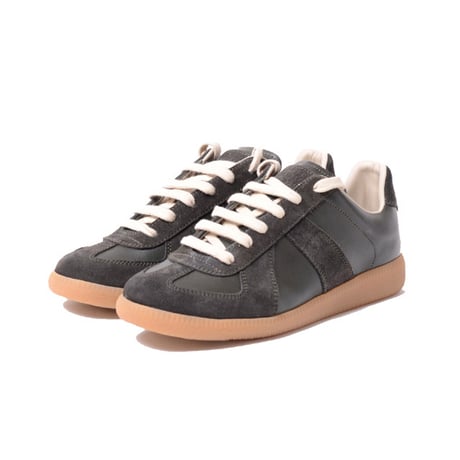 メゾン マルジェラ Maison Margiela レプリカスニーカー 牛革 ダークグリーン