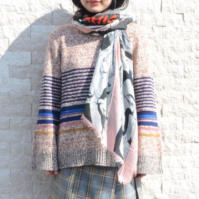 ファリエロサルティ Faliero Sarti EvaKant長方形ストール モダール