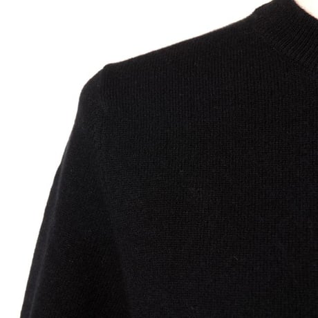 エクストリームカシミヤ extreme cashmere x flyer半袖カーディガン カシミヤ ブラック