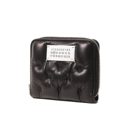 メゾン マルジェラ Maison Margiela グラムスラムエンブロイダーウォレット 羊革 ブラック
