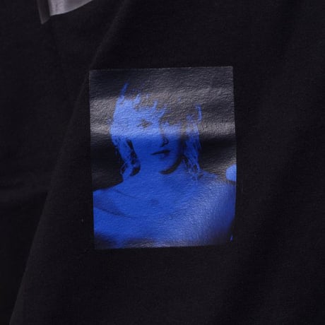 RAF SIMONS ラフシモンズ 6ピクチャーズプリントビッグフィットTシャツ コットン ブラック