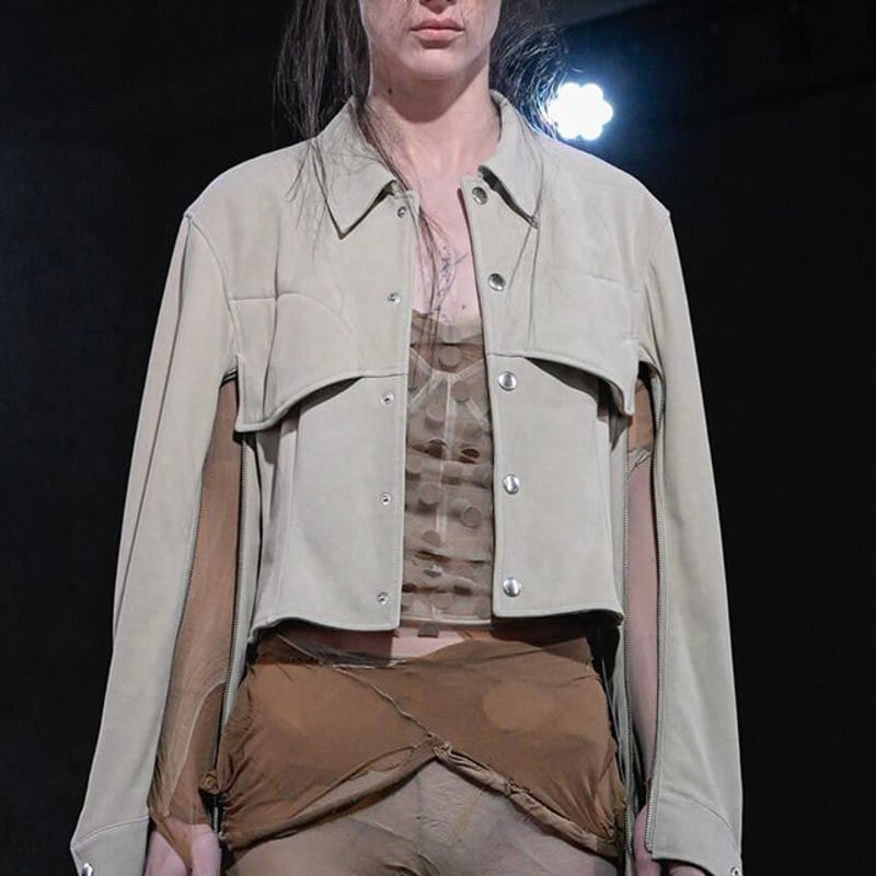 チカ キサダ chika kisada ビスチェ ナイロン ベージュドッド | YOKOAUNTY