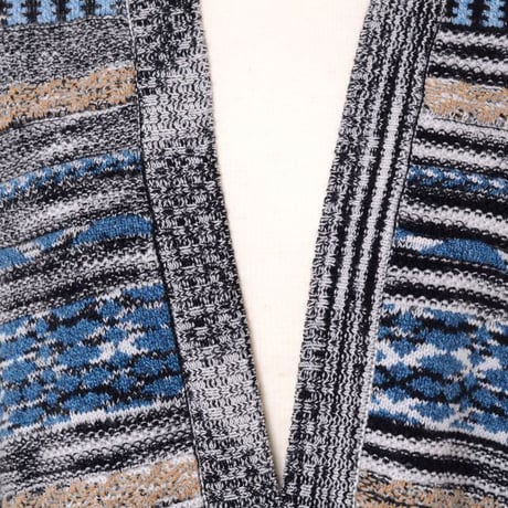 ミッソーニ Missoni ローブカーディガン ウールミックス ブラックベース
