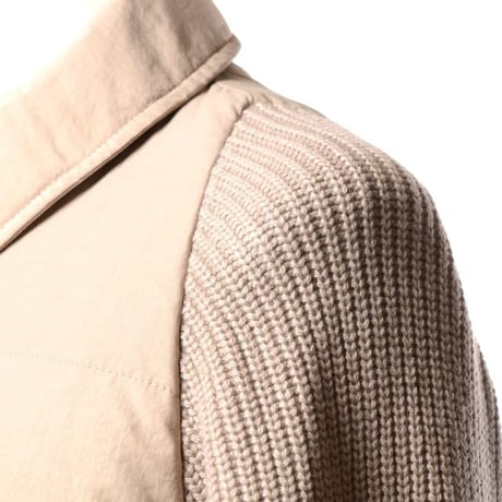 ブルネロクチネリ Brunello Cucinelli 袖ニットダウンジャケット ダウンなど ベージュ