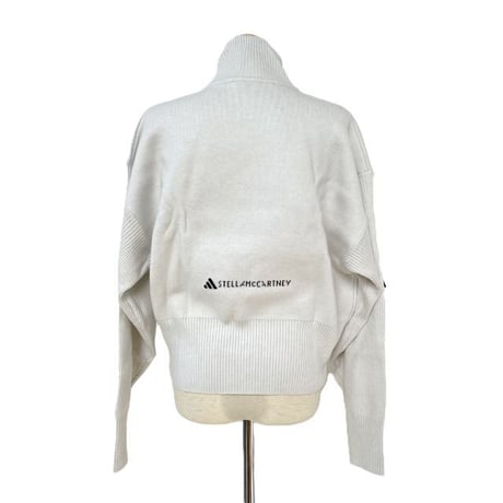 ステラマッカートニー stella mccartney アディダス adidas ファスナー付きニット長袖 アクリルなど アイボリー 正規取扱