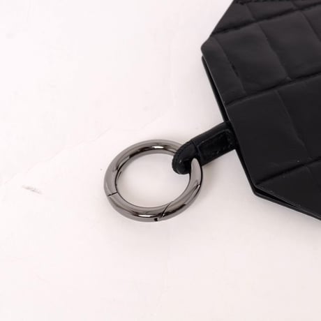 メゾン マルジェラ Maison Margiela キーリングネックレス 牛革 ブラック 正規取扱