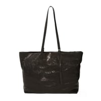 アンドゥムルメステール ann demeulemeester トートバッグ ヴィンテージレザー ブラック 正規取扱