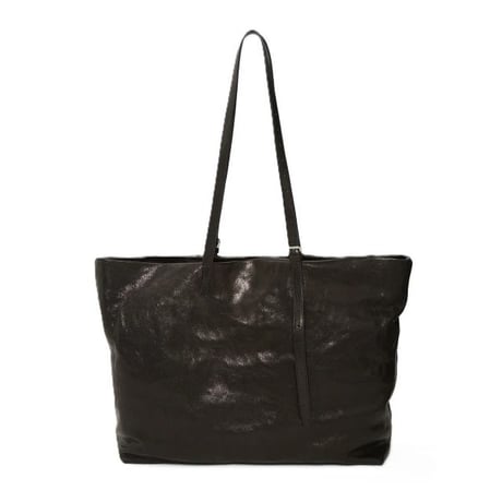 アンドゥムルメステール ann demeulemeester トートバッグ ヴィンテージレザー ブラック 正規取扱