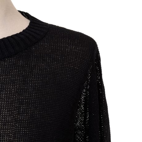 ブルネロクチネリ Brunello Cucinelli ボクシーフォルムセーター コットン ブラック