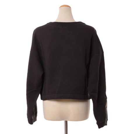 イザベルマラン ISABEL MARANT ショート丈スウエット コットン裏起毛 ブラック