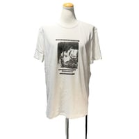 アンドゥムルメステール ann demeulemeester 半袖プリントTシャツ コットン ホワイト 正規取扱