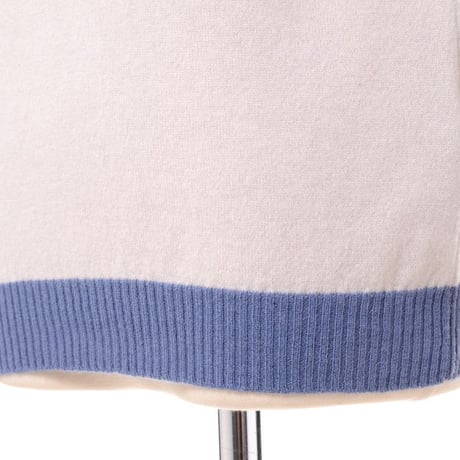 インポートブランド import brand 半袖ニットセーター ウールカシミア ミルクティ