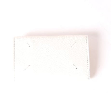 メゾン マルジェラ Maison Margiela 4ステッチ キーケース グレインカーフレザー ホワイト