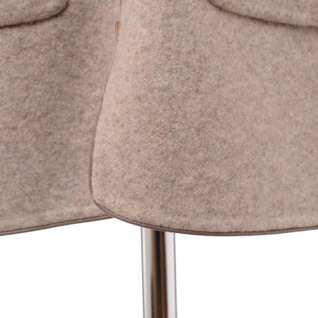アニオナ AGNONA ダブル一枚仕立てコート カシミア ベージュ