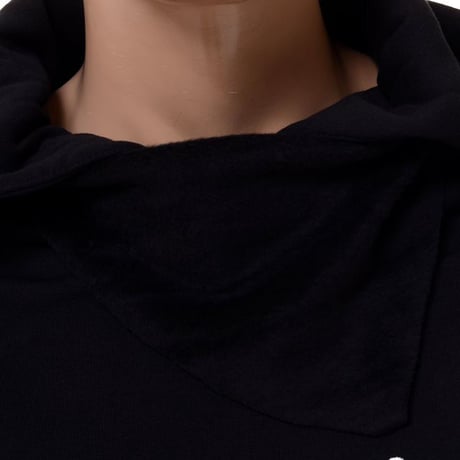 ラフシモンズ RAF SIMONS オーバーサイズドプリンテッドスカーフ コットン ブラック