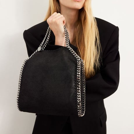 ステラマッカートニー stella mccartney ファラベラミニチェーンバッグ シャギーディア ブラック 正規取扱