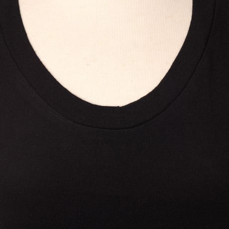 エクストリームカシミヤ extreme cashmere x タンクトップ コットンカシミア ブラック