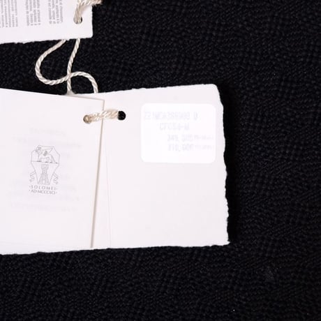 ブルネロクチネリ Brunello Cucinelli ショート丈長袖セーター リネン混合 生成り