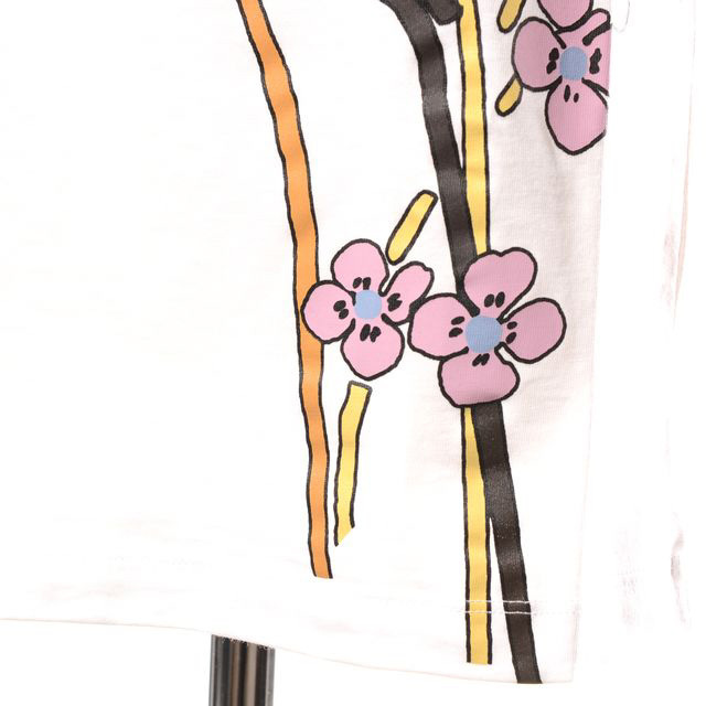 マルニ Marni フラワープリントTシャツ コットン ホワイト | YOKOAUNTY