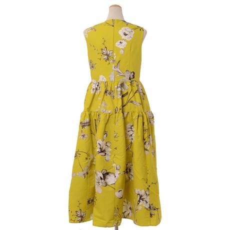 アーデム ERDEM エレオノラドレス コットン イエロー