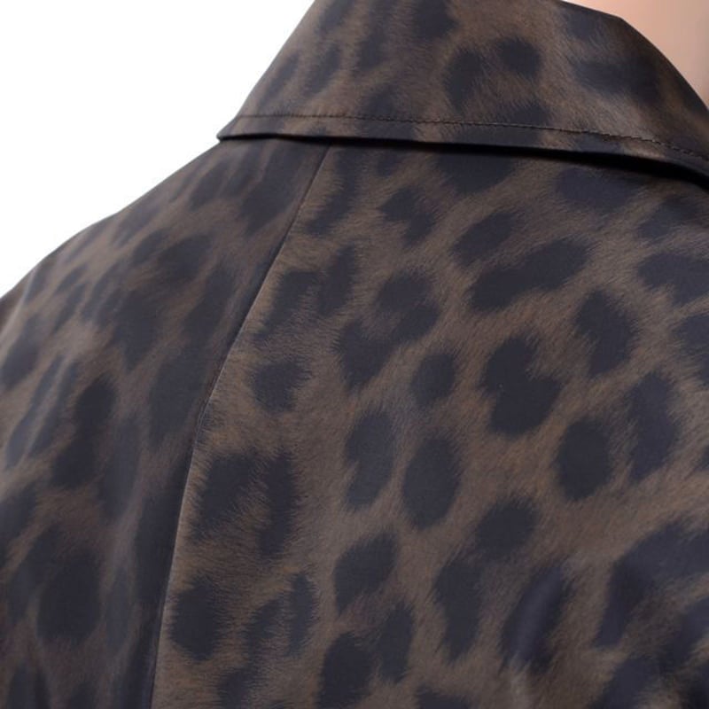 RAF SIMONS ラフシモンズ パッチプリントアニマルカーコート ナイロン
