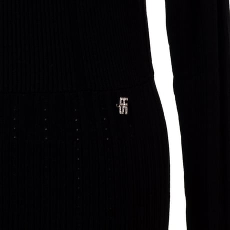 ソニアリキエル SONIA RYKIEL ロングワンピース ニット ブラック