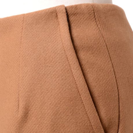 テラ TELA ペンシルスカート ウールカシミア キャメル