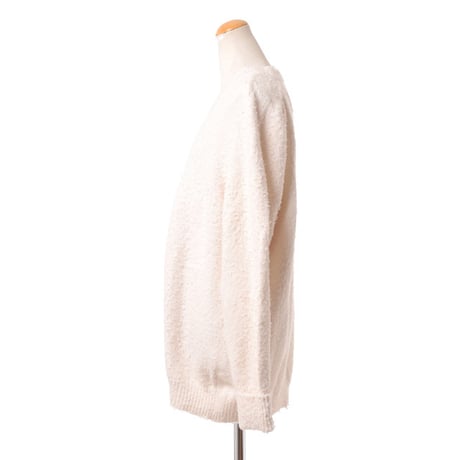 メゾン マルジェラ Maison Margiela ロングカーディガン パイルコットン アイボリー 正規取扱