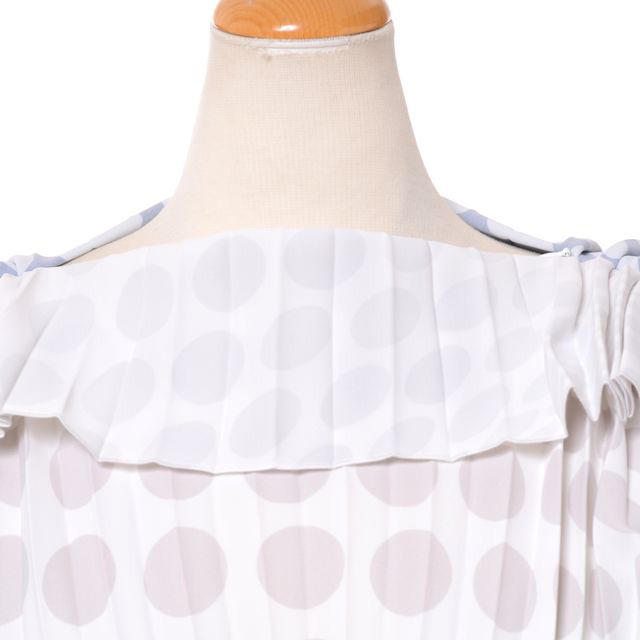 MM6☆定価 ¥19,800 プリーツ加工トップス MM6 エムエム6 メゾンマルジェラ MAISON MARGIELA レディース