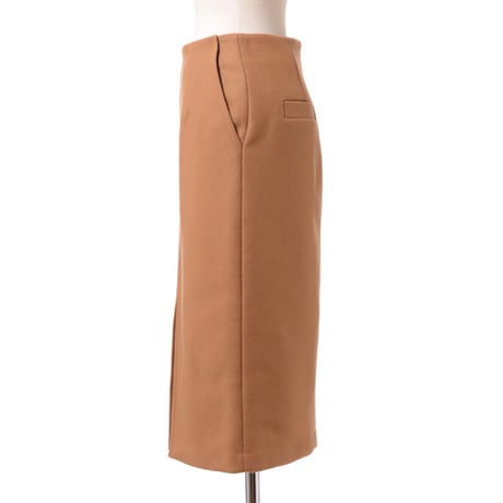 テラ TELA ペンシルスカート ウールカシミア キャメル