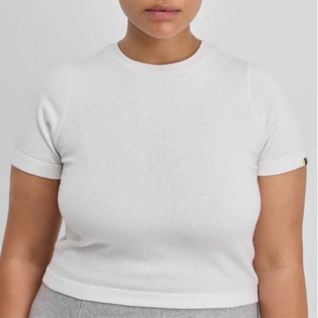エクストリームカシミヤ extreme cashmere x n°267 tina 半袖カットソー コットンカシミヤ オフホワイト 正規取扱