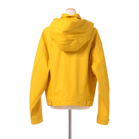 エムエムシックス メゾンマルジェラ MM6 MAISON MARGIELA フーデッドスポーツジャケット テクニカルファブリック イエロー
