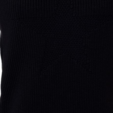 ソニアリキエル SONIA RYKIEL 透かし編み星セーター ウール ブラック