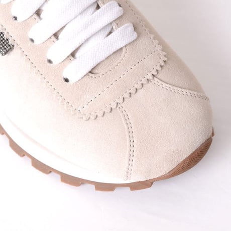 ブルネロクチネリ Brunello Cucinelli ランニングスニーカー スエード アイボリー