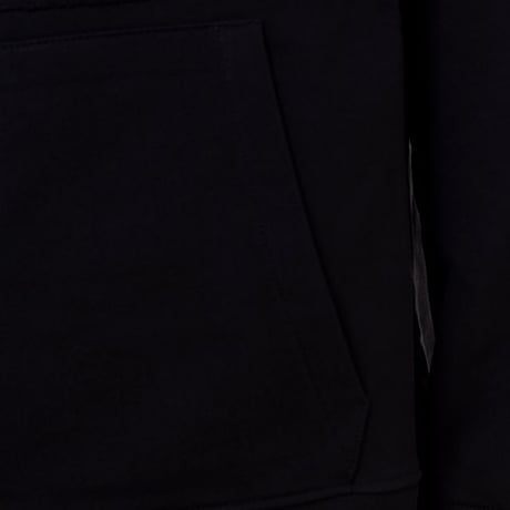 ラフシモンズ RAF SIMONS レギュラーフィットフーディ・パーカー コットン ブラック
