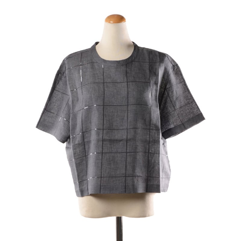 ブルネロクチネリ Brunello Cucinelli 半袖ブラウス リネン