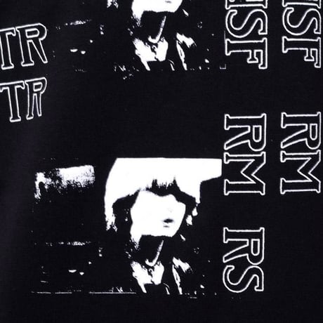 ラフシモンズ RAF SIMONS クルーネックスウェットトレーナー コットン ブラック