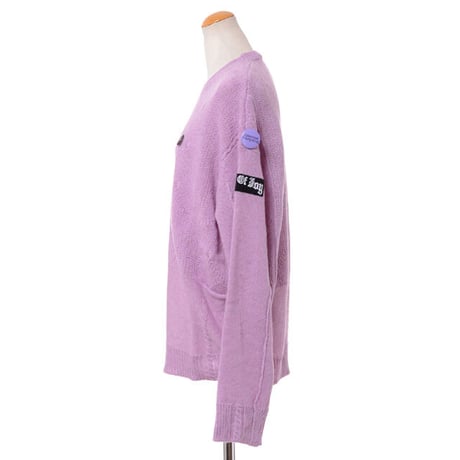 ラフシモンズ RAF SIMONS オーバーサイズドブレイドレリーフロールネックセーター ウール リリア