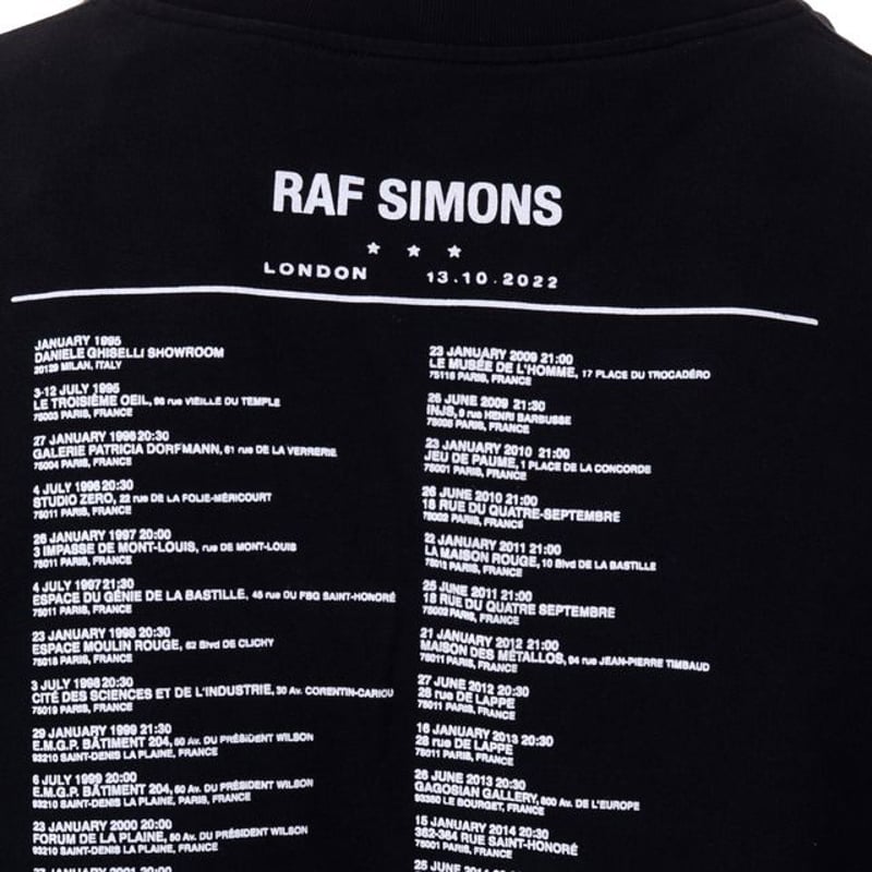 ラフシモンズ RAF SIMONS Tour cardigan カーディガン コットン ラフシモンズ RAF SIMONS Tour cardigan カーディガン コットン