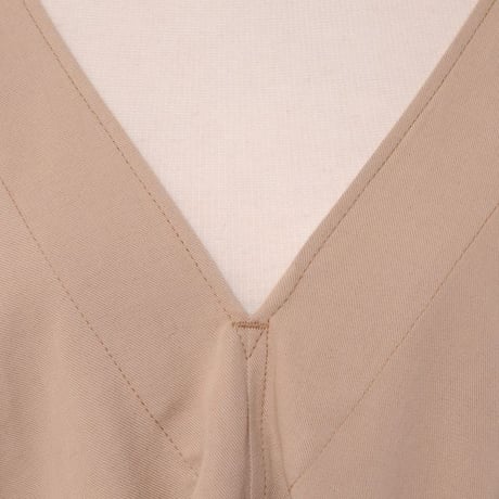 ルメール LEMAIRE トレンチ風ドレス コットンリネン ベージュ