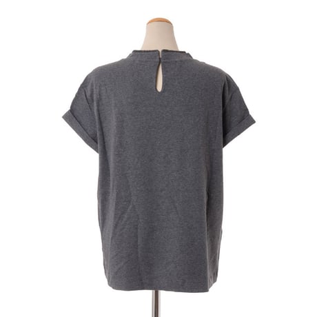 ブルネロクチネリ Brunello Cucinelli 半袖Ｔシャツ コットンジャージー チャコールグレー