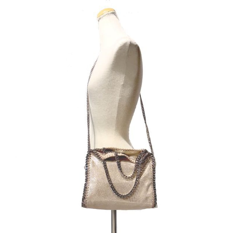 ステラマッカートニー stella mccartney ファラベラミニバッグ 光沢の