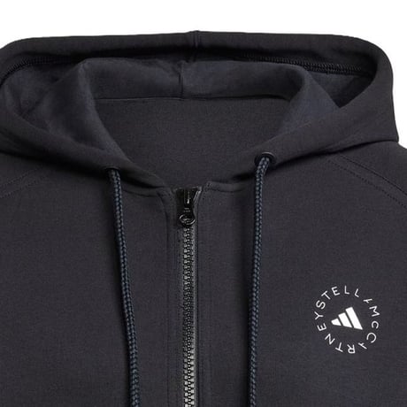 ステラマッカートニー stella mccartney アディダス adidas クロップドパーカー コットン混合 ブラック 正規取扱