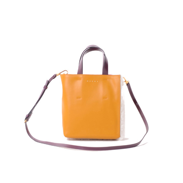 マルニ Marni MUSEOソフトニューミニバッグ ムートンレザー ホワイト  