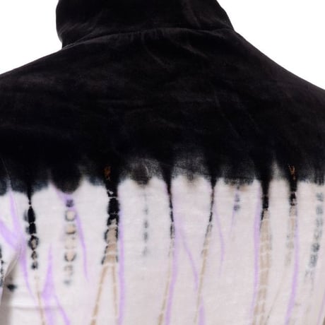 プロエンザスクーラー Proenza Schouler ハイネックカットソー ベロア ブラックプリント