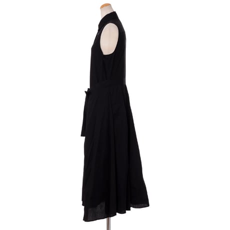 ロゼッタゲッティ ROSETTA GETTY シャツドレス コットン ブラック