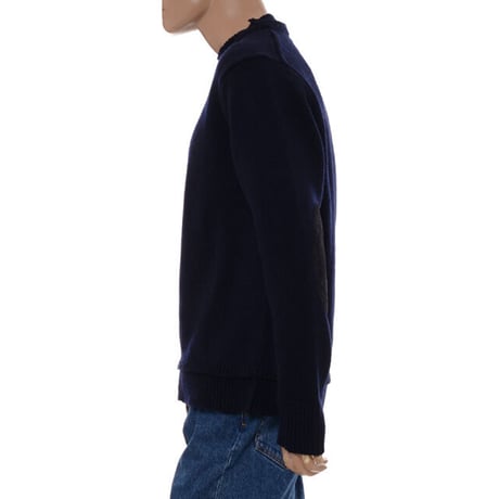 メゾン マルジェラ Maison Margiela エルボーパッチセーター ネイビー